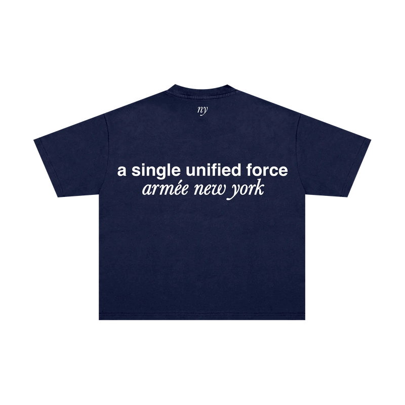 Statement Tee - Midnight Navy